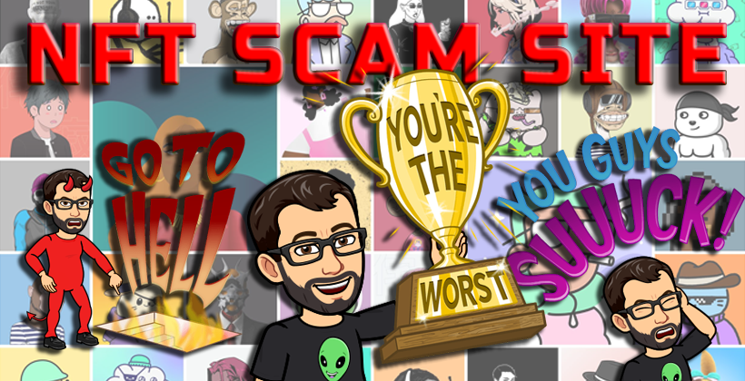 NFT Scam site nftgirls.me