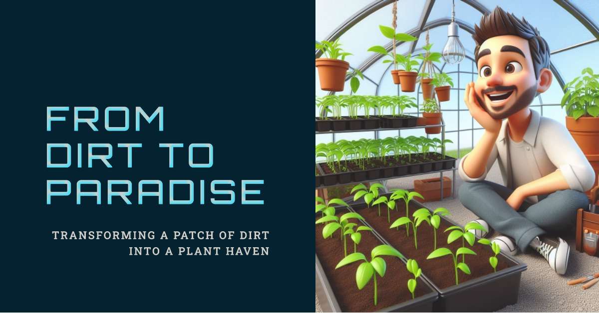 Greenhouse Adventures: Amazing Chronicles of Turning a Patch of Dirt into a Plant Paradise