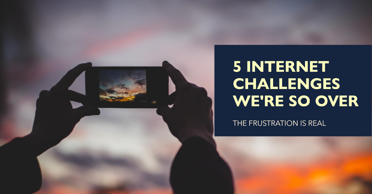 Scroll, Sigh, Repeat: 5 Stupid Internet Challenges We’re So Over