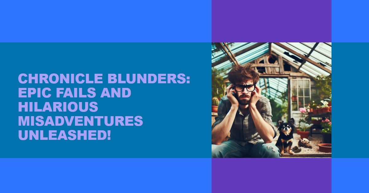 Chronicle Blunders: Epic Fails and Hilarious Misadventures Unleashed!