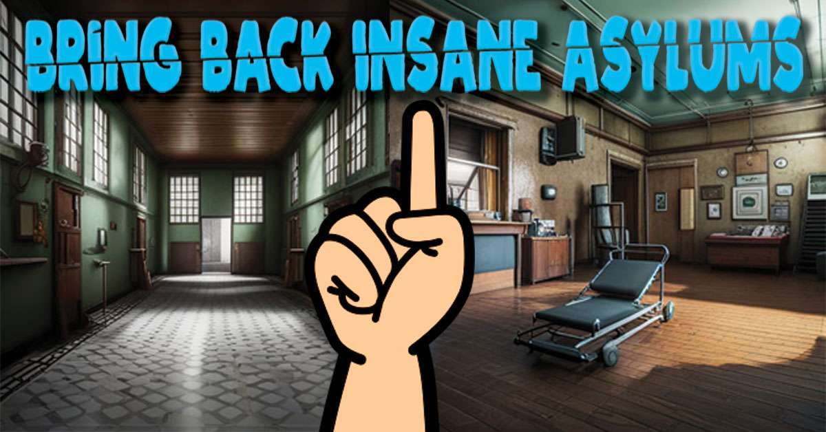 Bring Back Insane Asylums – People Going 100% Bonkers!